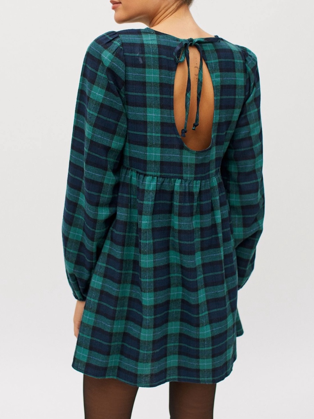 Urban Renewal Remnants Plaid Balloon
Sleeve Dress - Picture 2 of 3